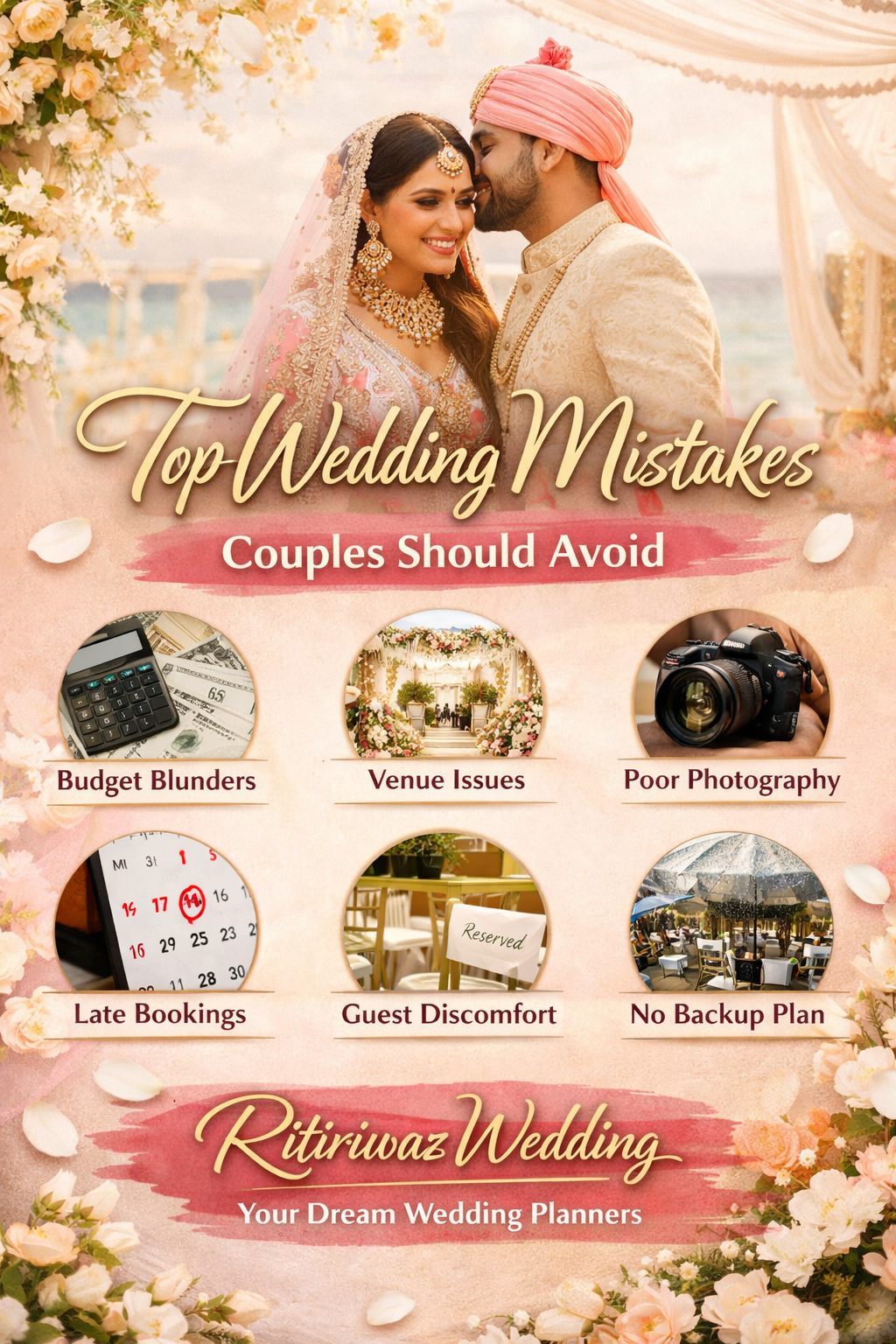 Top Wedding Mistakes Couples Should Avoid